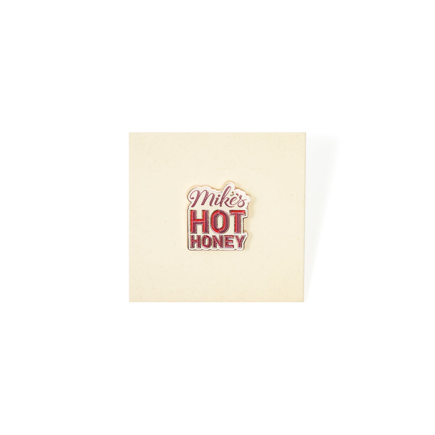 Mike's Hot Honey Pin Vertical Logo