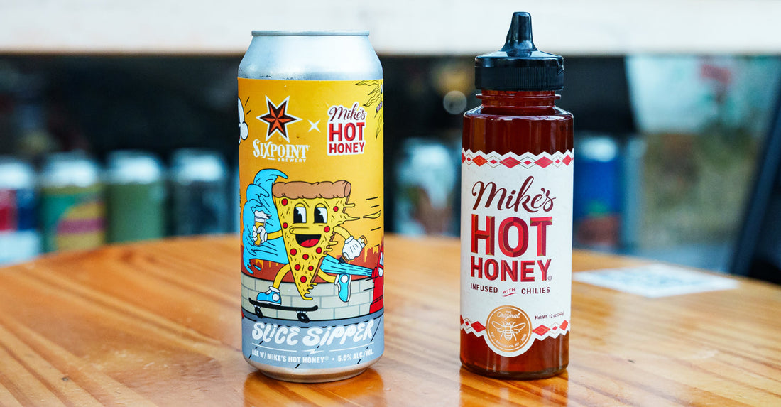 A Sixpoint x Mike's Hot Honey collab: Slice Sipper