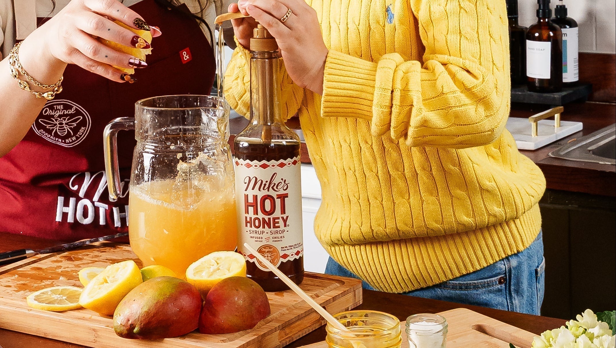 Mango Hot Honey Lemonade