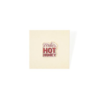 Mike's Hot Honey Pin Vertical Logo