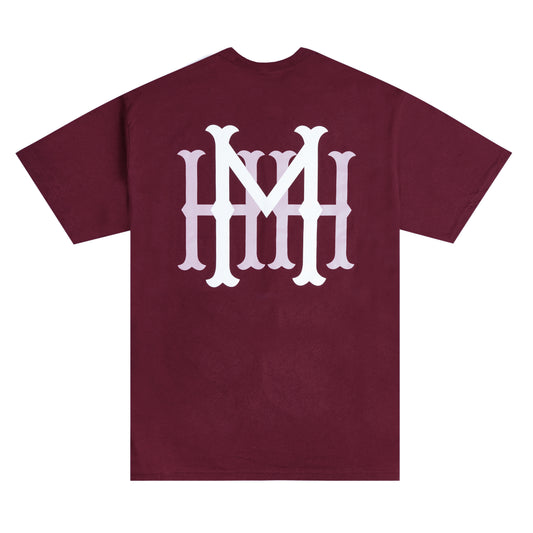Mike's Hot Honey T-Shirt Heritage Logo Burgundy