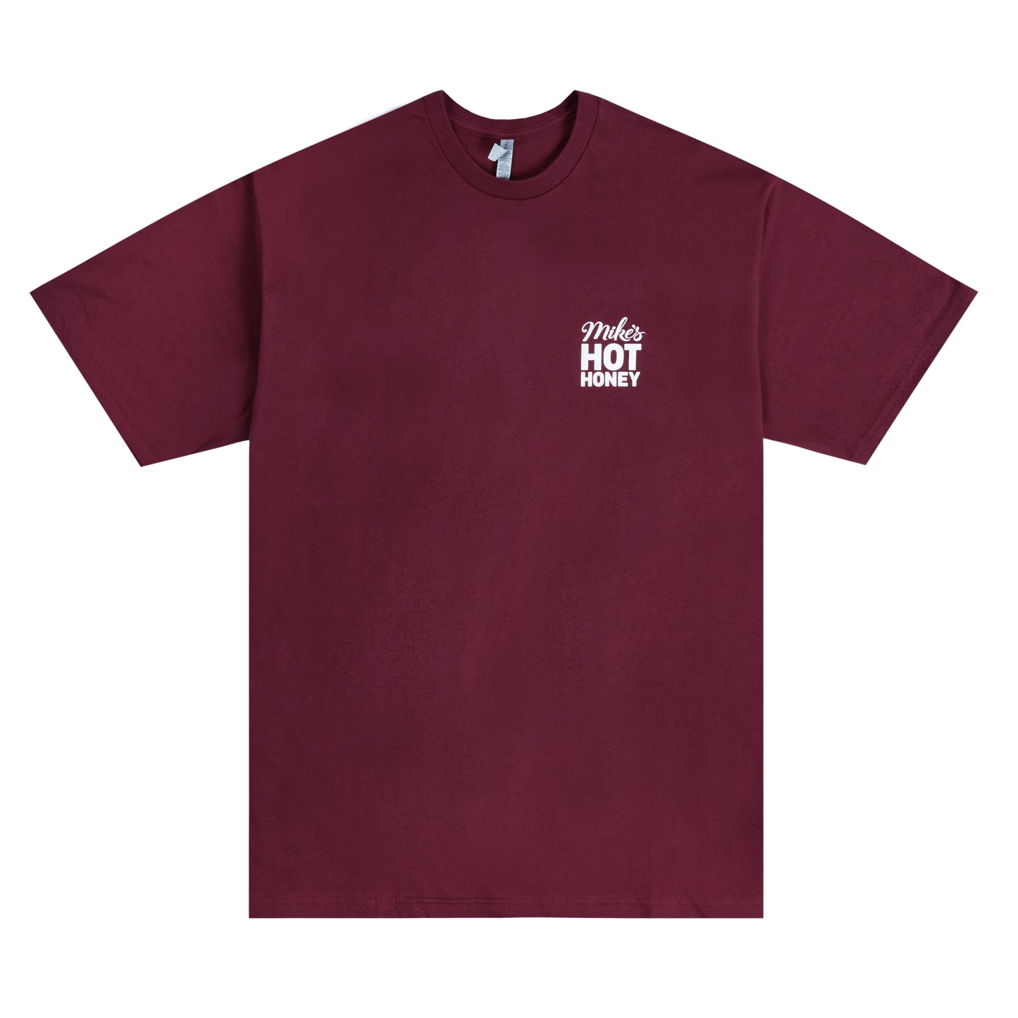 Mike's Hot Honey T-Shirt Heritage Logo Burgundy