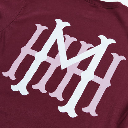 Mike's Hot Honey T-Shirt Heritage Logo Burgundy