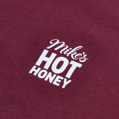Mike's Hot Honey T-Shirt Heritage Logo Burgundy